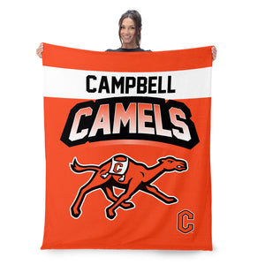 Campbell Fighting Camels Silk Touch Throw Blanket 50x60 Inches