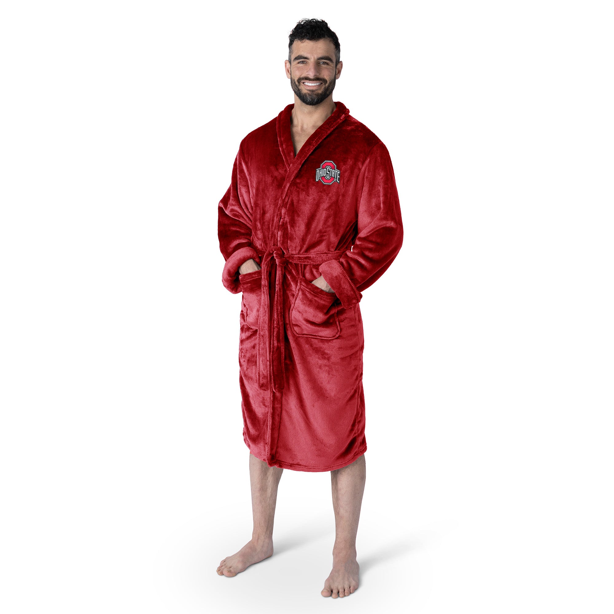 Ohio State Buckeyes NCAA L/XL Silk Touch Robe 26x47 Inches