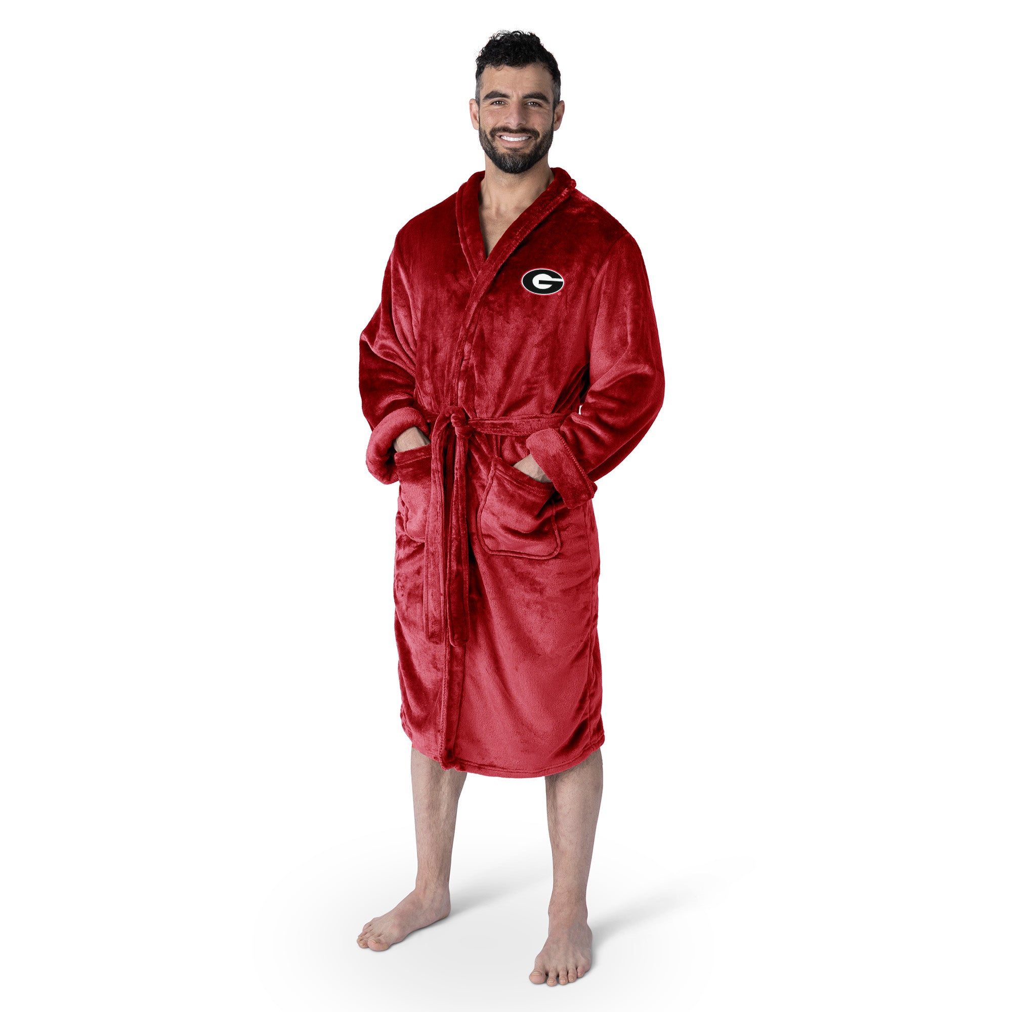 Uga Doctoral Robe NCAA Georgia Bulldogs L/XL Silk Touch Robe 26x47 Inches