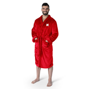 Nebraska Cornhuskers NCAA L/XL Silk Touch Robe 26x47 Inches