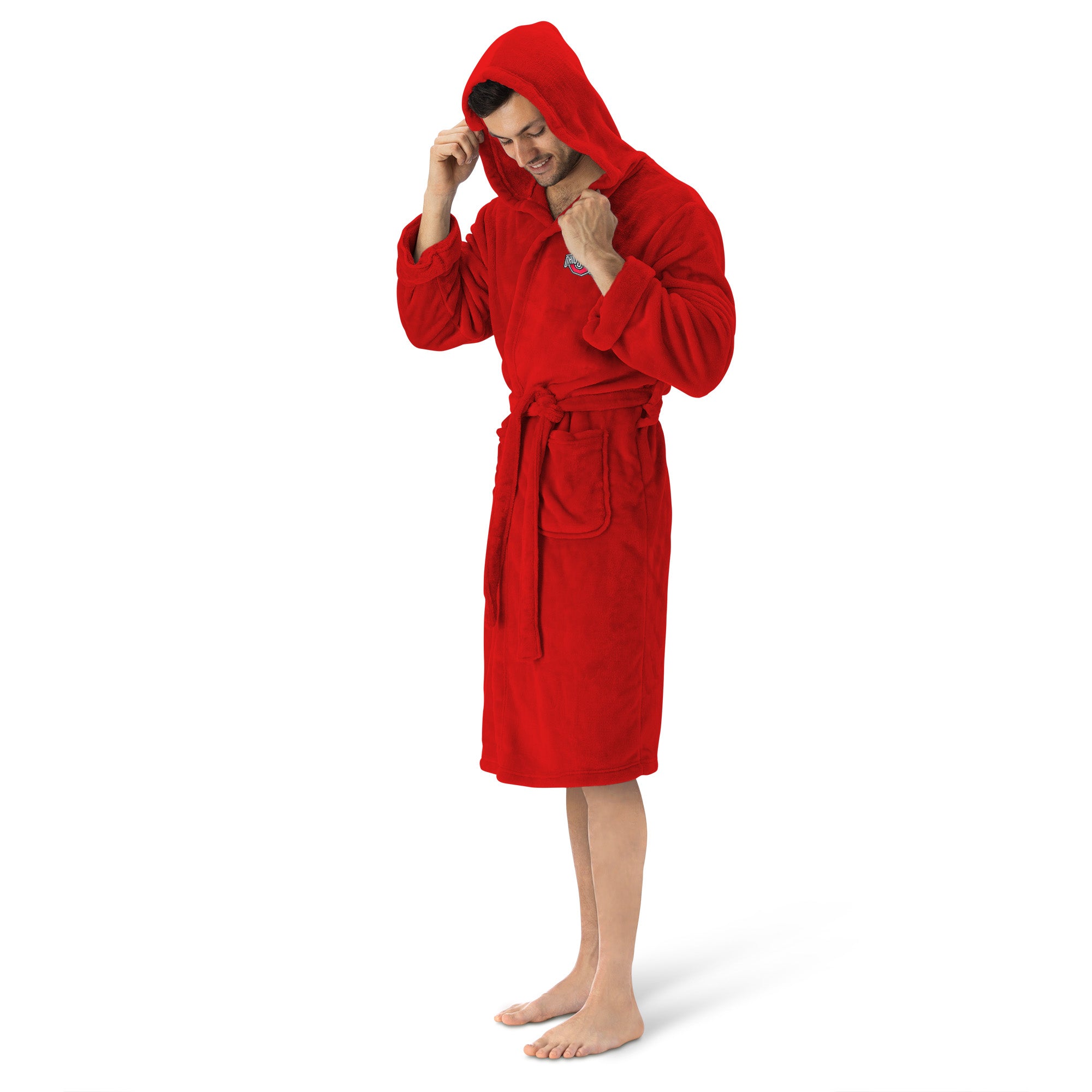 Ohio State Buckeyes NCAA Hooded Silk Touch Robe 26x47 Inches