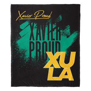 NCAA School Tradition Xavier Silk Touch Throw Blanket 50x60 Inches