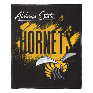 NCAA Alabama State Hornets School Tradition Silk Touch Throw Blanket 50x60 Inches