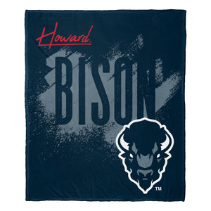 NCAA School Tradition Howard Bison Silk Touch Throw Blanket 50x60 Inches