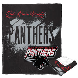 NCAA Clark Atlanta Panthers School Tradition Silk Touch Throw Blanket 50x60 Inches