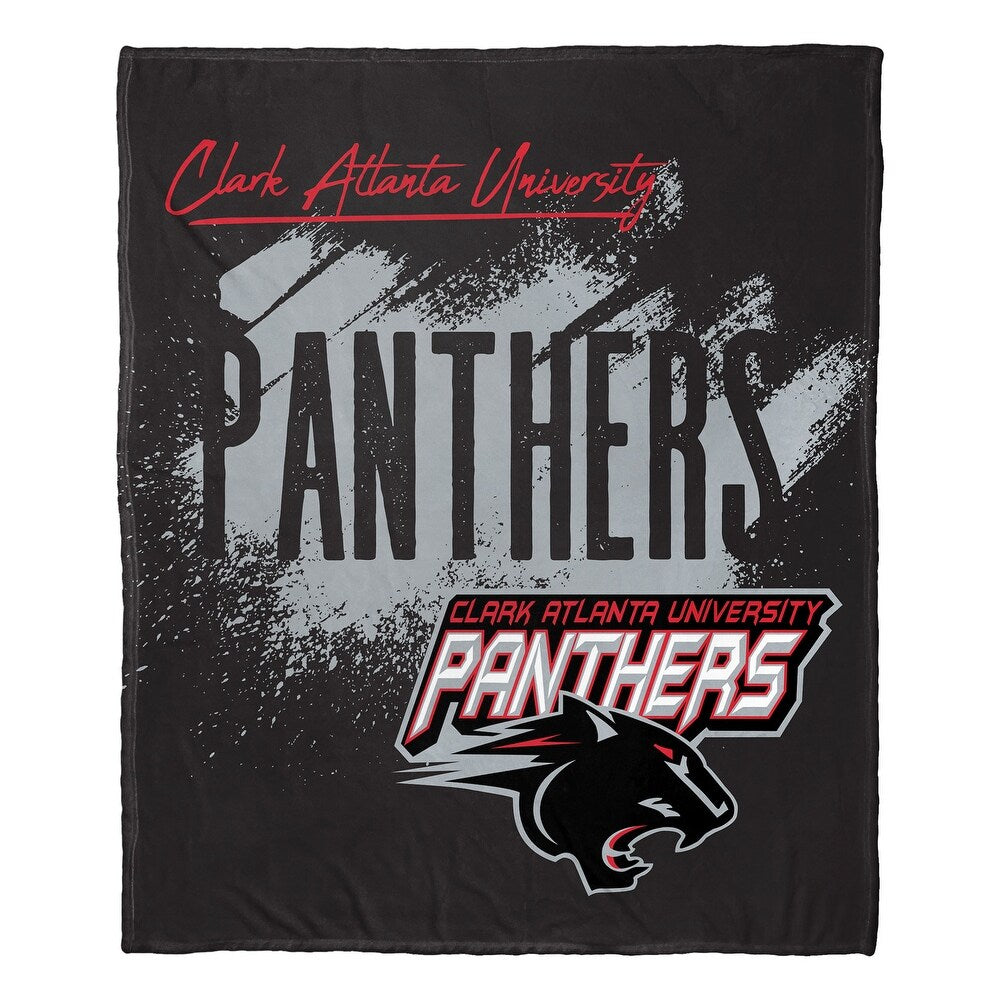 NCAA Clark Atlanta Panthers School Tradition Silk Touch Throw Blanket 50x60 Inches