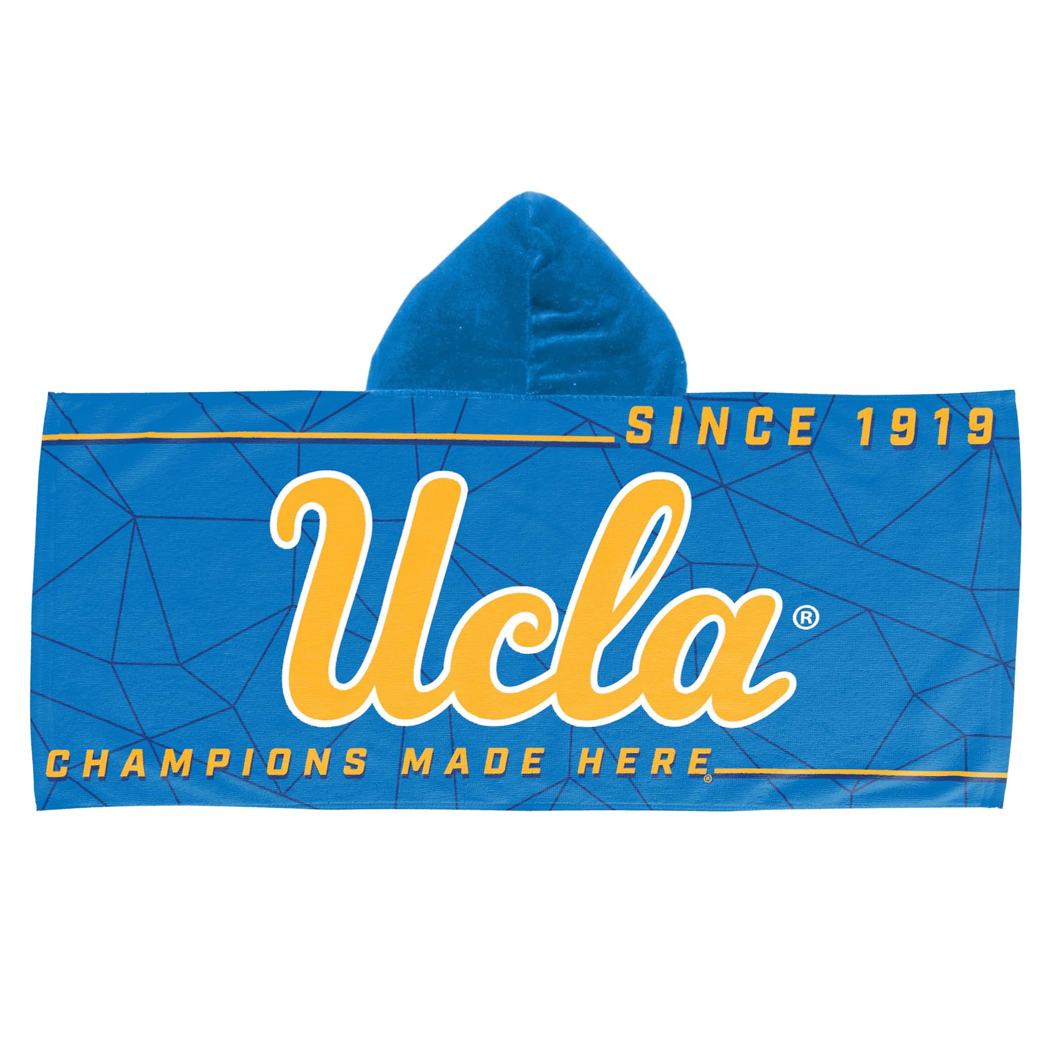 NCAA UCLA Bruins Youth Hooded Beach Towel 21x51 Inches