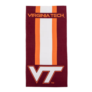 Virginia Tech Hokies Zone Read Beach Towel 30x60 inches