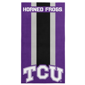 TCU Horned Frogs NCAA Zone Read Beach Towel 30 x 60 inches