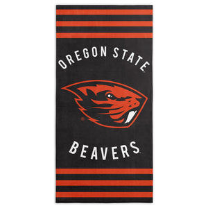 NCAA Oregon State Beavers Stripes Beach Towel 30Ã—60 Inches