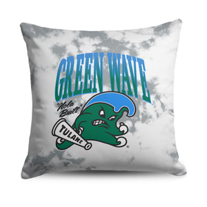 Tulane Green Wave NCAA Hipster Throw Pillow 18X18 Inches