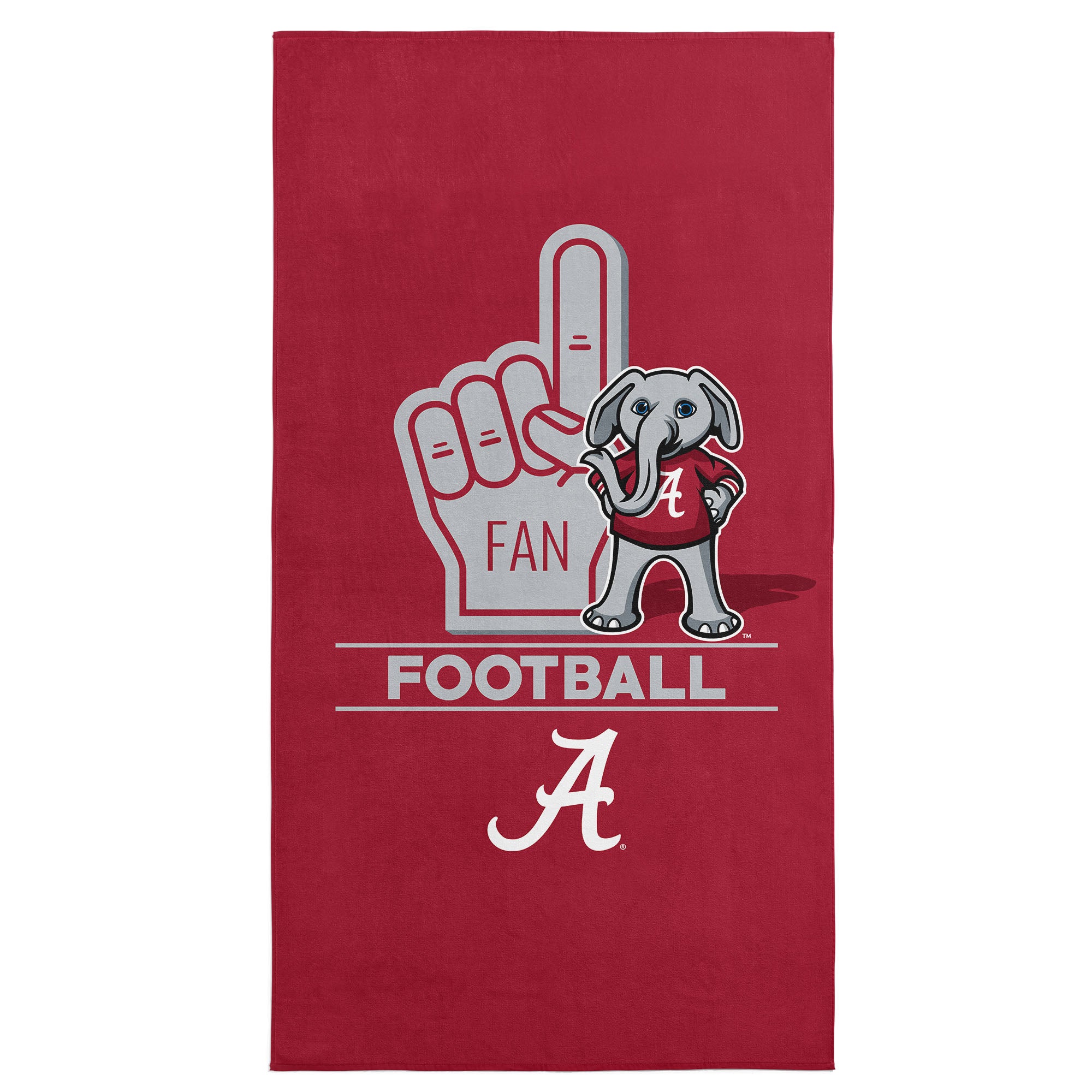 NCAA Alabama Number 1 Fan Beach Towel 30x60 Inches