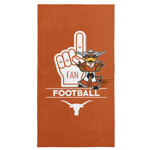 NCAA Texas Longhorns Number 1 Fan Beach Towel 30x60 Inches