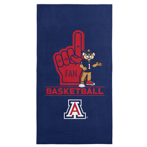 NCAA Arizona Wildcats Number 1 Fan Beach Towel 30x60 Inches