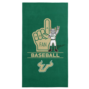 NCAA South Florida Bulls Number 1 Fan Beach Towel 30x60 Inches