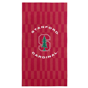 Stanford Cardinal NCAA Stack Up Beach Towel 30x60 inches
