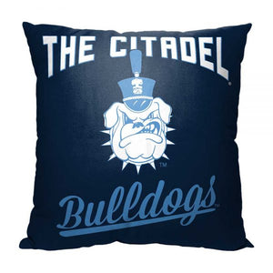 NCAA Citadel Bulldogs Alumni Throw Pillow 18x18 Inches