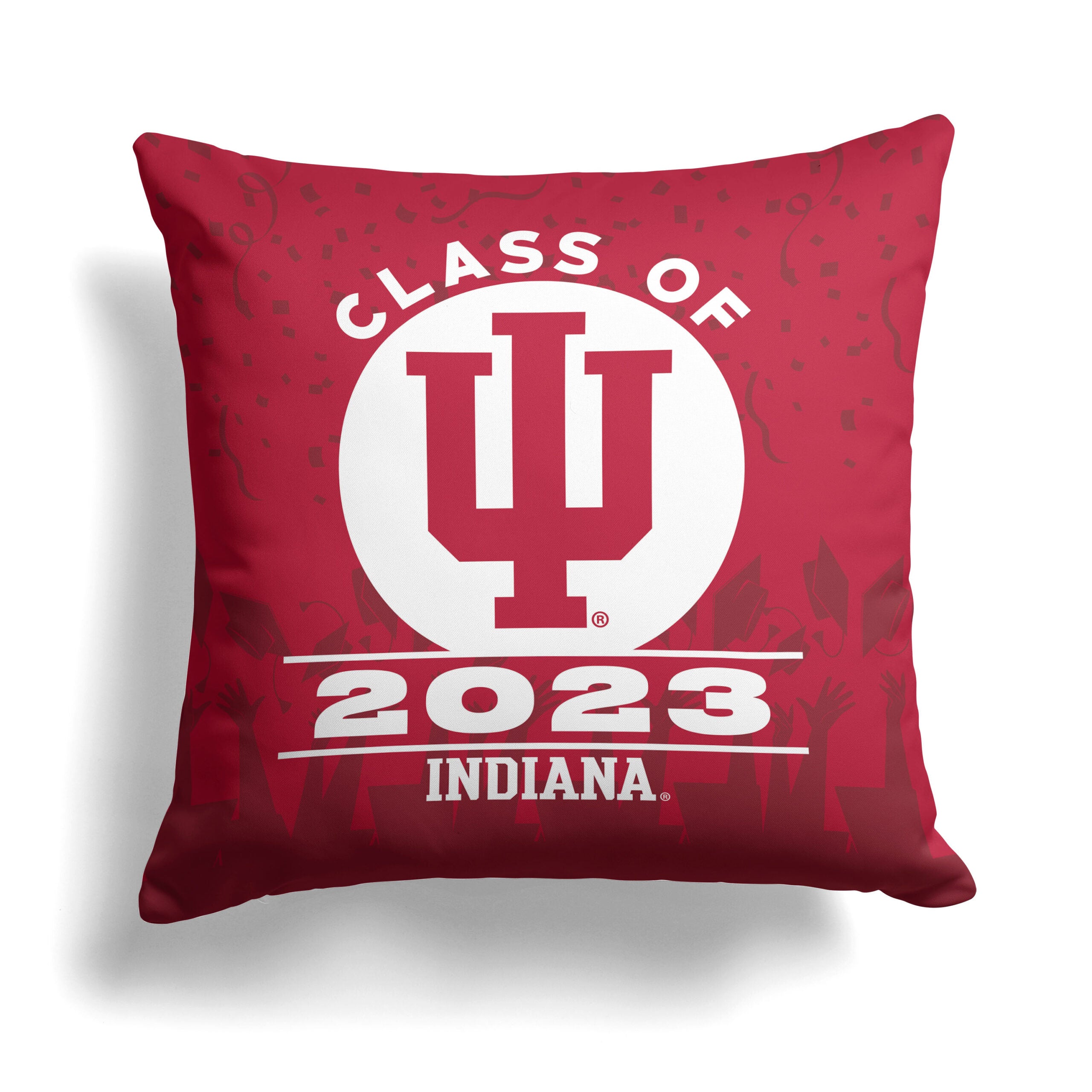 NCAA Indiana Hoosiers Class of 2023 Throw Pillow 18x18 Inches