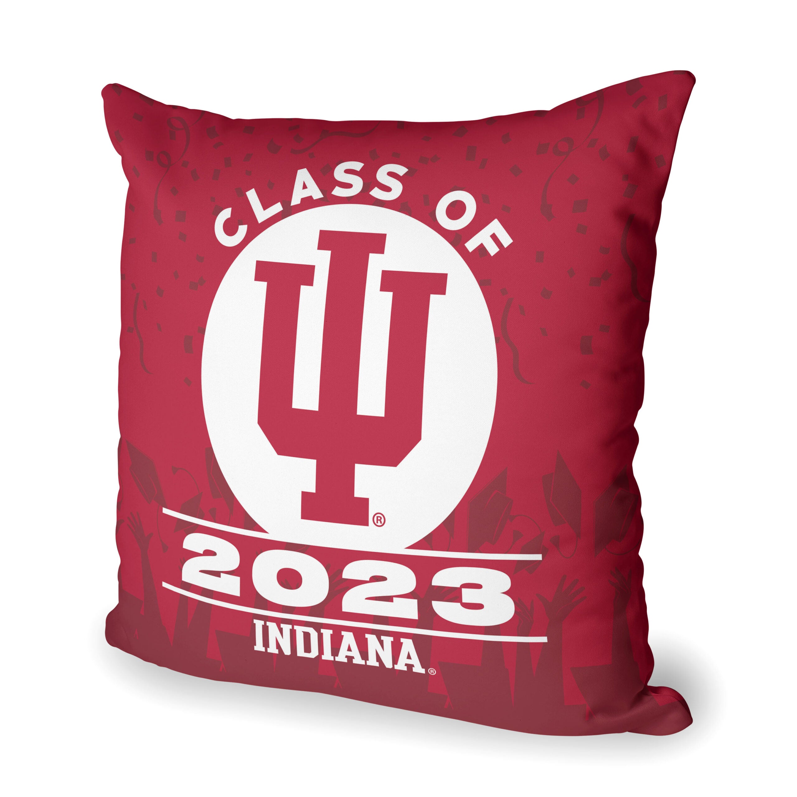 NCAA Indiana Hoosiers Class of 2023 Throw Pillow 18x18 Inches