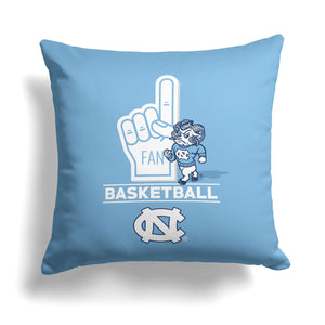 NCAA UNC Tar Heels Number 1 Fan Throw Pillow 18x18