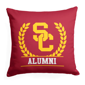 NCAA USC Alumnist   Throw Pillow