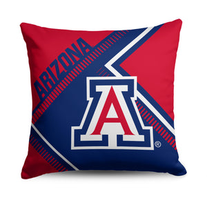 Arizona Wildcats NCAA Pulsewave Throw Pillow 18X18 Inches