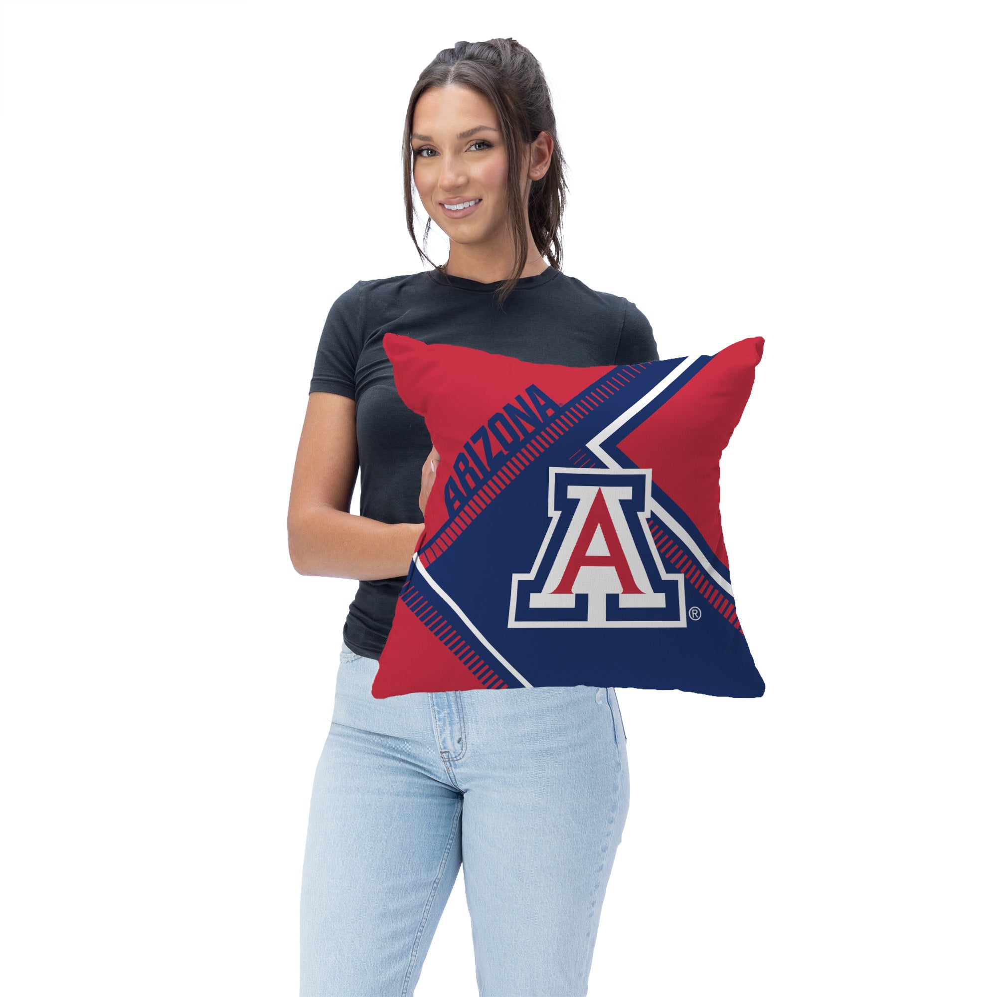 Arizona Wildcats NCAA Pulsewave Throw Pillow 18X18 Inches