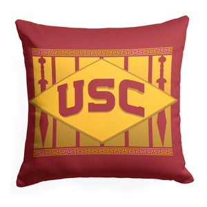 NCAA USC Sword Throw Pillow 18X18