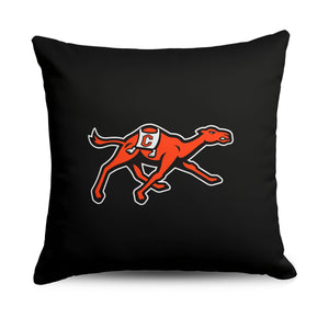 Campbell Fighting Camels Throw Pillow 18x18 Inches