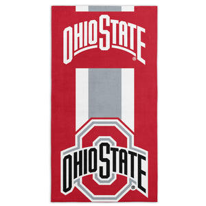 Ohio State Buckeyes Zone Read Beach Towel 30x60 inches