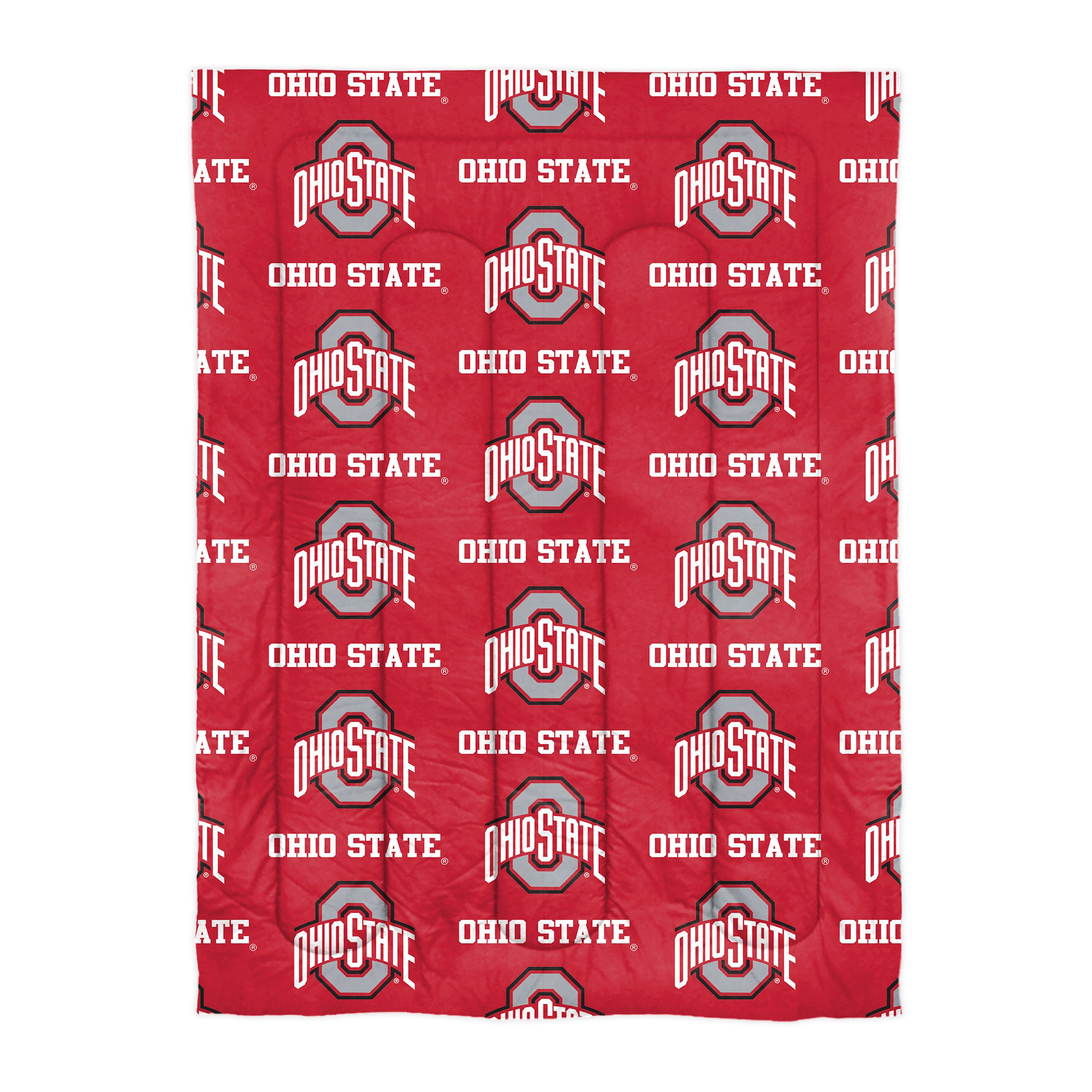 NCAA Rotary Ohio State Buckeyes 5 PC Twin Bed In Bag Set