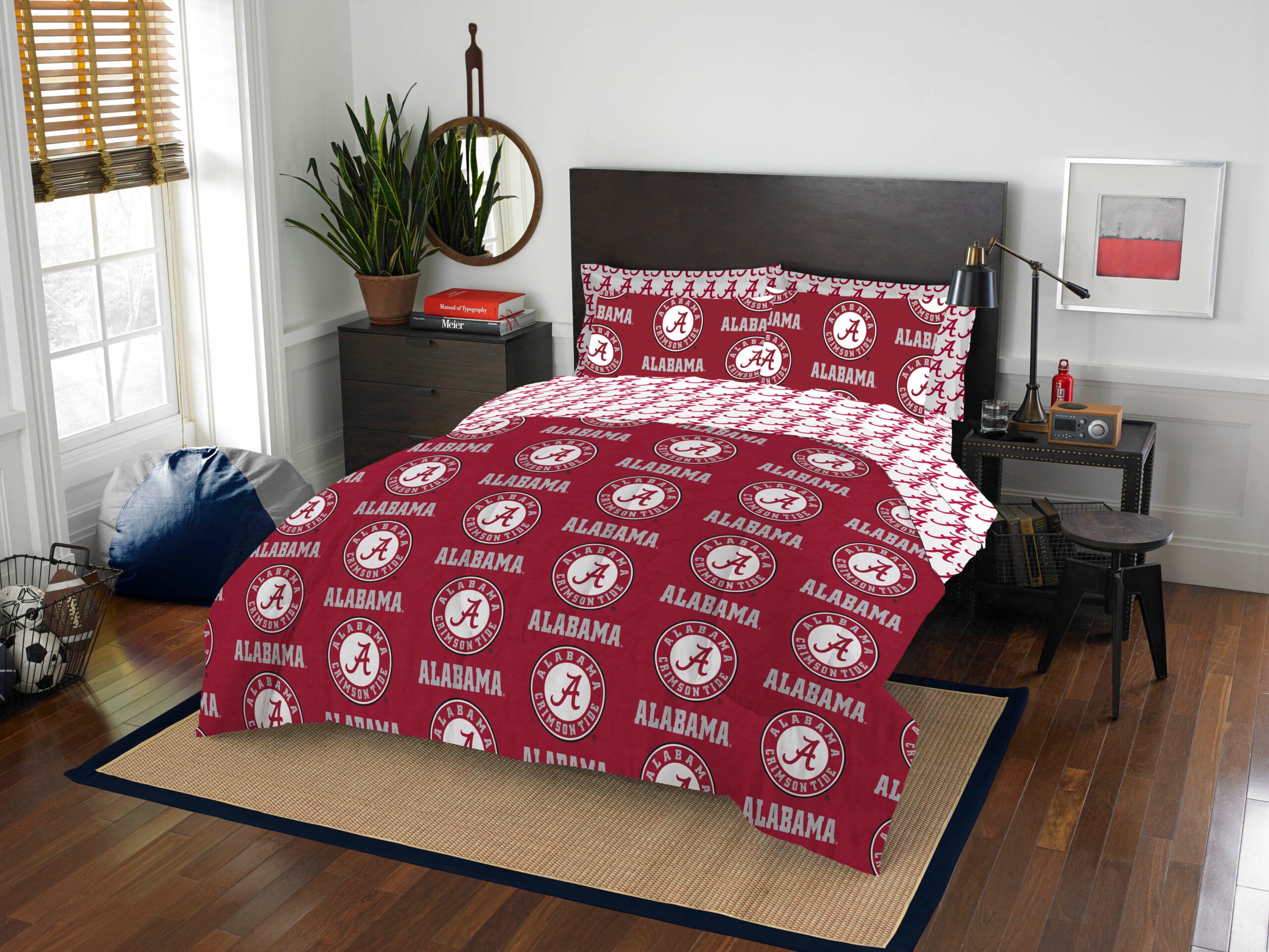 NCAA Rotary Alabama Crimson Tide 7 PC Full Bed In Bag Set