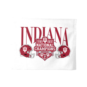2025 NCAA Football Championship Indiana Hoosiers Clincher Rally Towel 15×18 inches