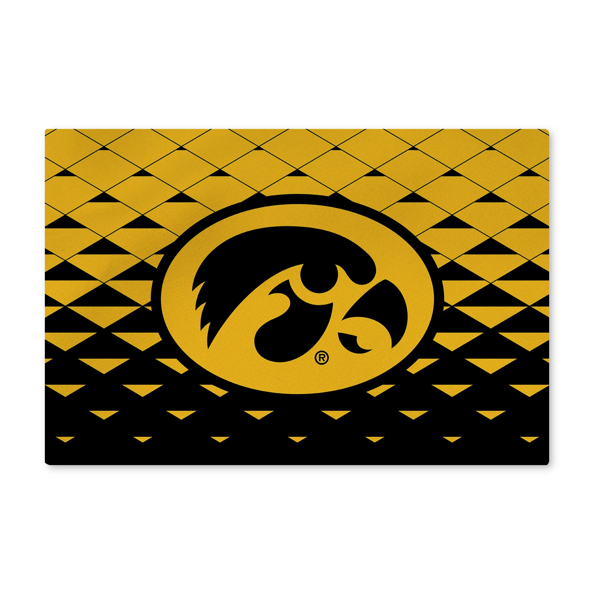 Iowa Hawkeyes NCAA Dropzone Washable Rug 20X32 Inches