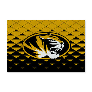 Missouri Tigers NCAA Dropzone Washable Rug 20X32 Inches