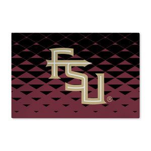 Florida State Seminoles NCAA Dropzone Washable Rug 20X32 Inches