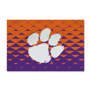 Clemson Tigers NCAA Dropzone Washable Rug 20X32 Inches