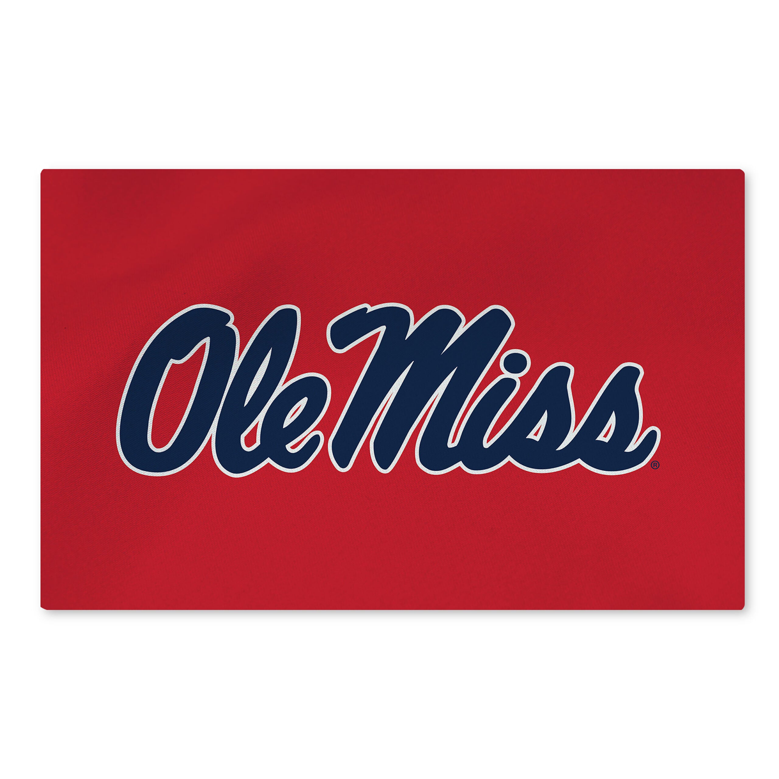 Ole Miss Rebels NCAA Logo Washable Rug 20x32 inches