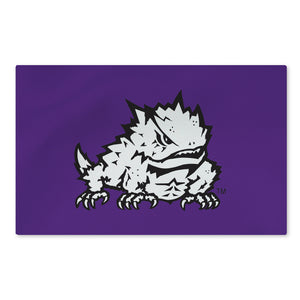 TCU Horned Frogs NCAA Logo Washable Rug 20x32 inches