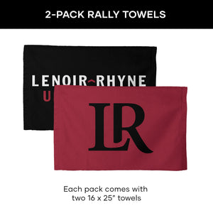 Lenoir-Rhyne Bears 2 Pack Fan Towels 16x25 Inches