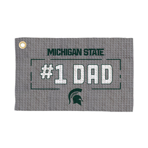 Michigan State #1 Dad Waffle Golf Towel