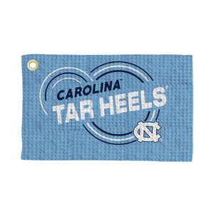 University of North Carolina NCAA Droplets Waffle Fan Towel 16x25 inches