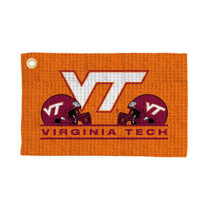NCAA Virginia Tech Hokies New Energy Waffle Printed Fan Towel 16x25 inches