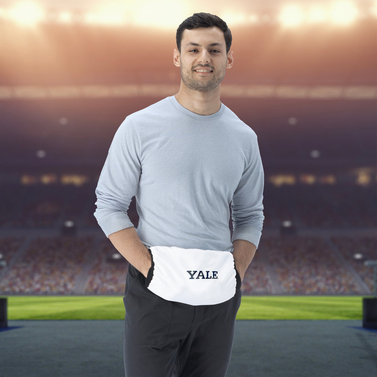 NCAA Yale Bulldogs Straight Hand Warmer 7x15 inches