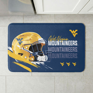 NCAA West Virginia Mountaineers Painted Floor Mat 18×30 inches