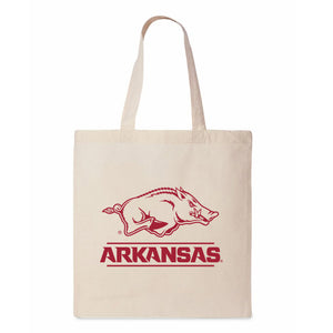 NCAA Arkansas Razorbacks Sustain Canvas Tote