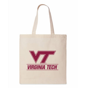 NCAA Virginia Tech Hokies Sustain Canvas Tote