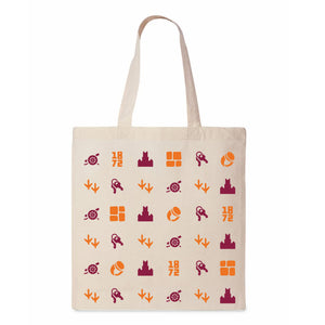 NCAA Virginia Tech Hokies Pattern Tote Bag 14x15 inches