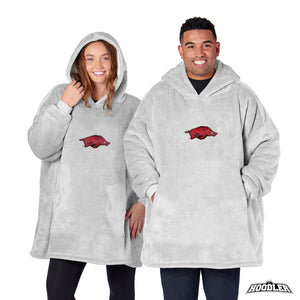 Arkansas Razorbacks NCAA Heather Grey Hoodler Pullover