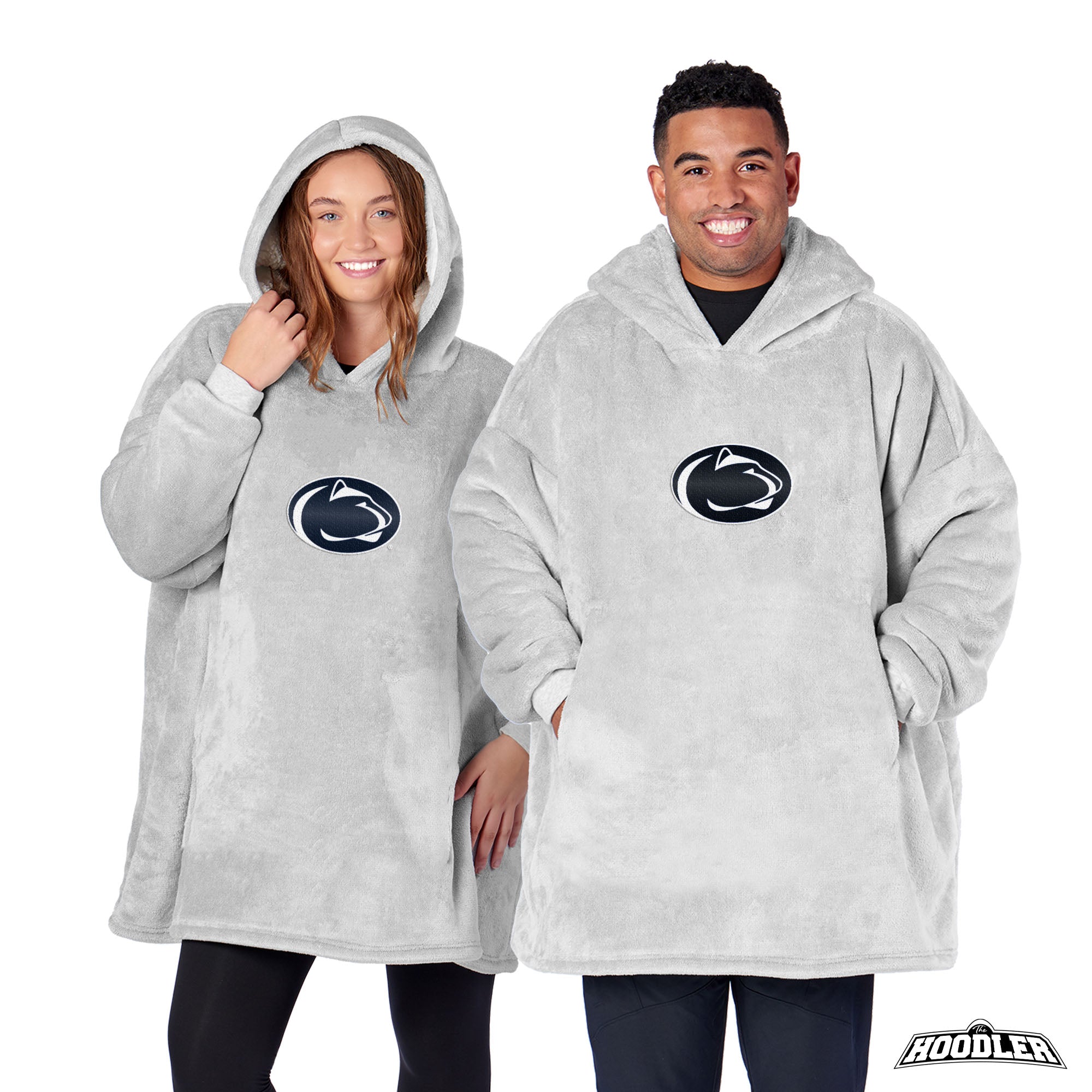 Penn State Nittany Lions NCAA Heather Grey Hoodler Pullover